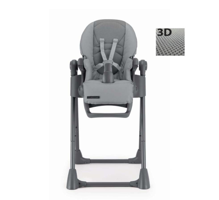 Scaun de Masă CAM Pappananna ICON AIR – ,Reglabil, Confortabil, Cu Spătar Rabatabil și Tăviță Detașabilă , GRI [4]