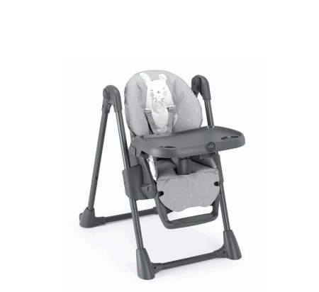 Scaun de Masă CAM Pappananna – ,Reglabil, Confortabil, Cu Spătar Rabatabil și Tăviță Detașabilă , gri [3]