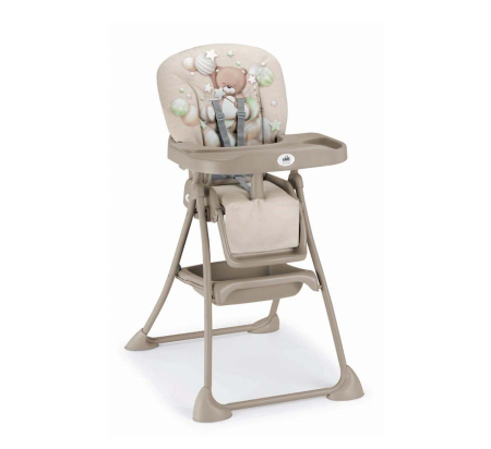 Scaun Hrănire CAM Mini – Ușor, Compact și Pliabil, Ideal pentru Spații Mici BEJ