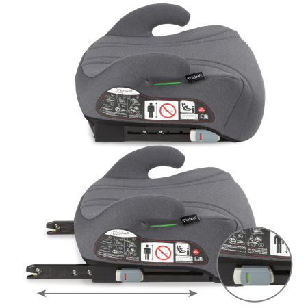 Scaun inaltator auto BONO, culoare GRI , 125-150cm, 15-36kg [2]