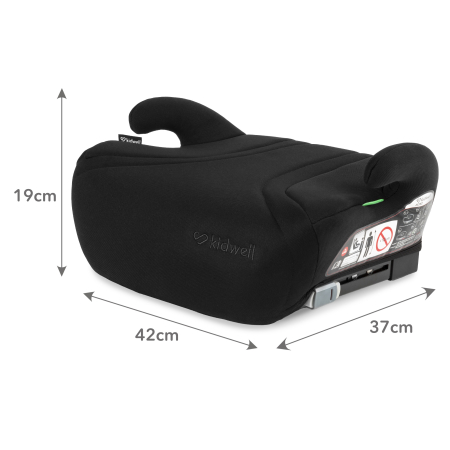 Scaun inaltator auto BONO, culoare NEGRU, 125-150cm, 15-36kg [7]