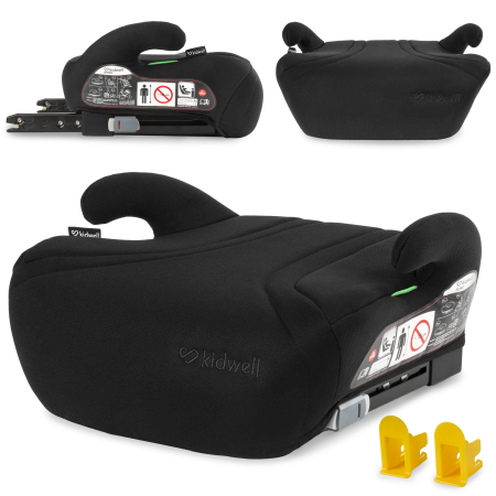 Înǎlțǎtoare auto grupa 125-150cm - Scaun inaltator auto BONO, culoare NEGRU, 125-150cm, 15-36kg