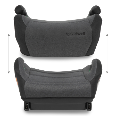 Scaun inaltator auto OVAN , culoare NEGRU-GRI, 125-150cm, 15-36kg [2]