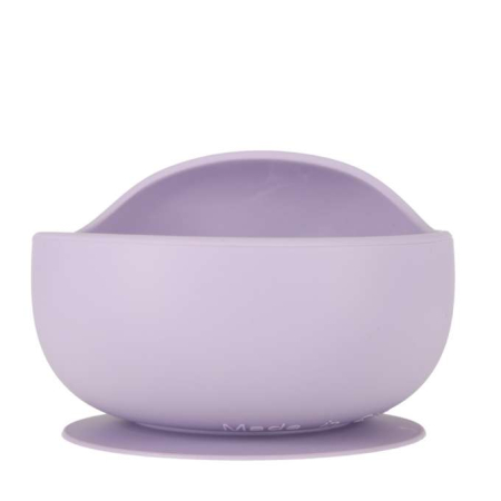 Set hranire pentru copii din silicon, model crab, 9 piese, violet [10]