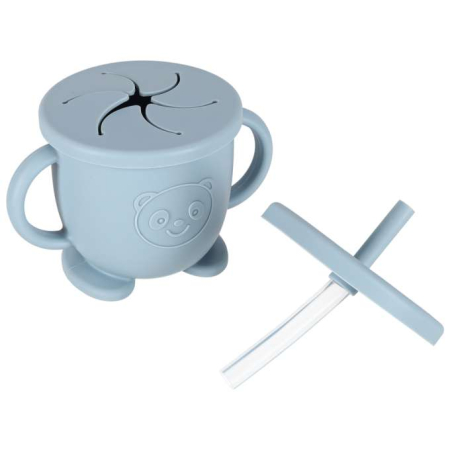 Set hranire din silicon pentru copii, crab 9 piese, crab albastru BPA FREE [4]