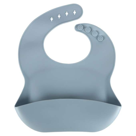 Set hranire din silicon pentru copii ,ursulet , 8 elemente, albastru [1]