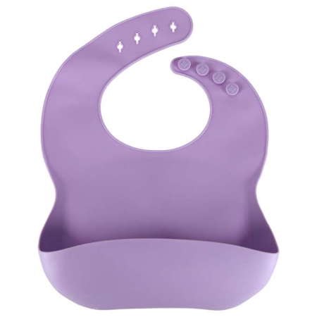 Set hranire din silicon pentru copii ,ursulet , 8 elemente, violet [2]