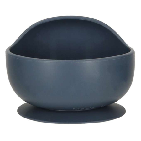 Set hrănire din silicon pentru copii,veveriță, 9 elemente, albastru închis [2]