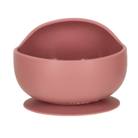 Set hrănire din silicon pentru copii ,veveriță, 9 elemente, roz închis [3]