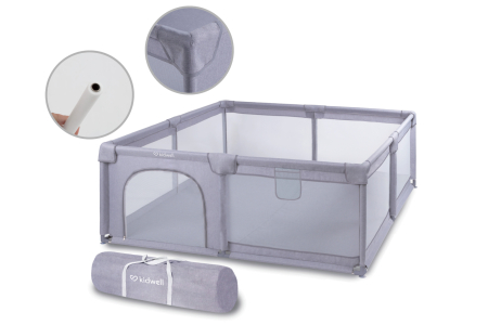 Țarcuri şi Spatii de Joacǎ - Tarc de joacă FANKO 180x200 culoare GRI