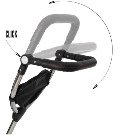 Tricicletă Trike Fix 3 în 1 cu copertină pivotantă reglabilă,  V3 neagră [25]