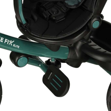 Tricicletă TRIKE FIX Elite 2 în 1 cu copertină pivotantă reglabilă, culoare VERDE [10]