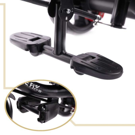 Tricicletă Trike Fix Lite 3 în 1 cu copertină pivotantă reglabilă, albastru marin [12]