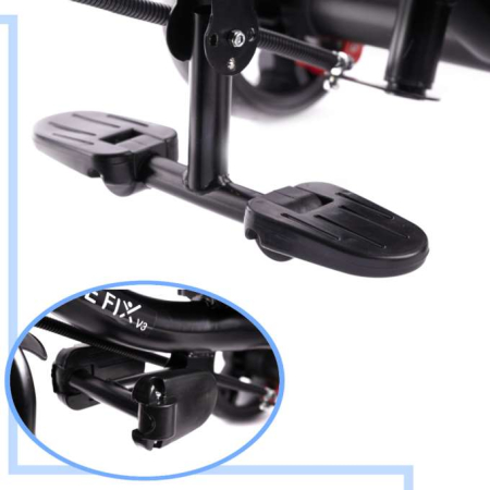 Tricicletă Trike Fix Lite 3 în 1 cu copertină pivotantă reglabilă, GRI [11]