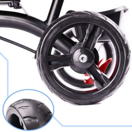 Tricicletă Trike Fix Lite 3 în 1 cu copertină pivotantă reglabilă, GRI [4]