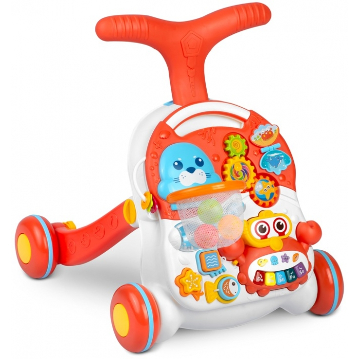 Antemergator educational 2 in 1 Ricokids RK-810 Alb cu rosu [1]