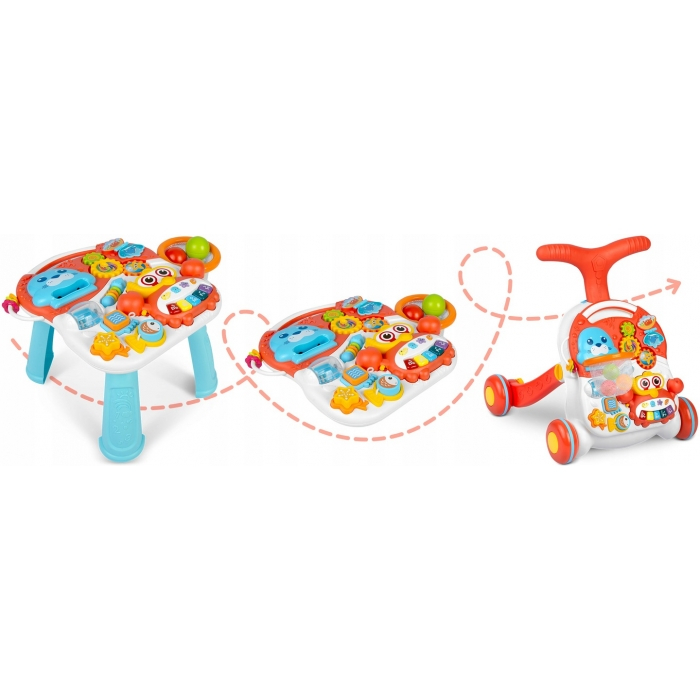 Antemergator educational 2 in 1 Ricokids RK-810 Alb cu rosu [3]