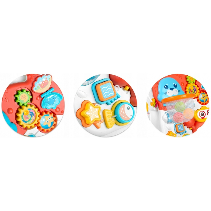 Antemergator educational 2 in 1 Ricokids RK-810 Alb cu rosu [7]