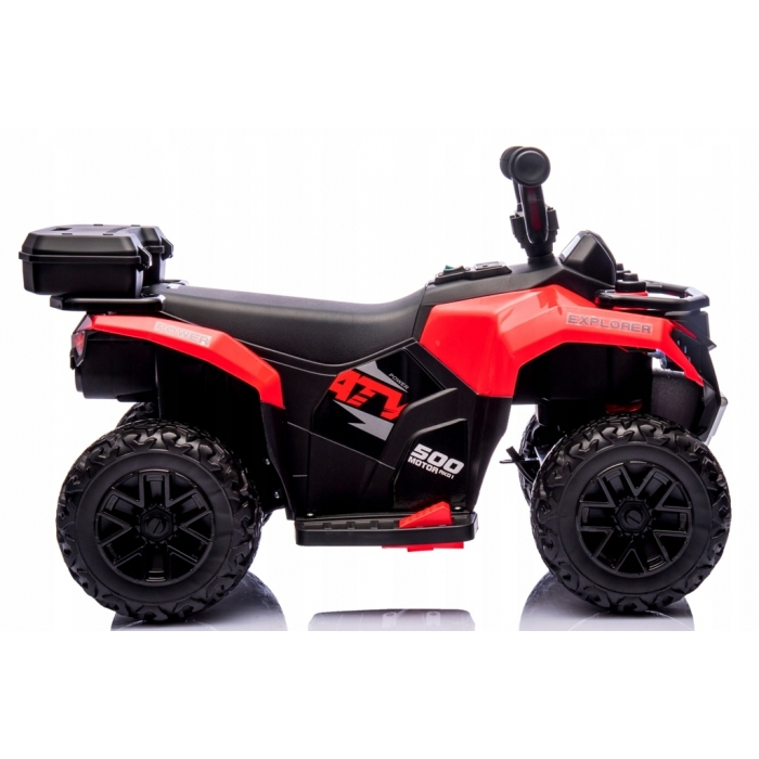 ATV electric pentru copii R-Sport J9, 70x44x40 cm, varsta 1.5-4 ani, roti si scaun din plastic, putere 25W - Rosu [2]