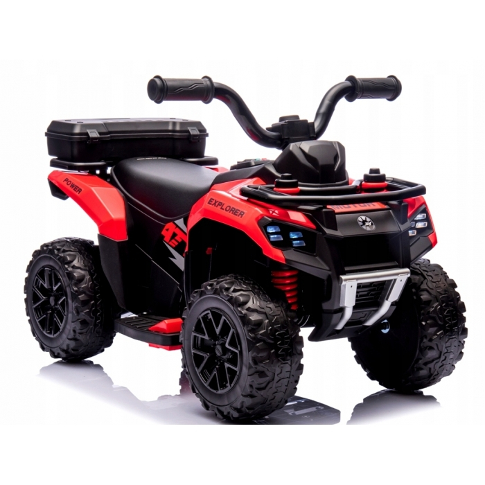ATV electric pentru copii R-Sport J9, 70x44x40 cm, varsta 1.5-4 ani, roti si scaun din plastic, putere 25W - Rosu [3]