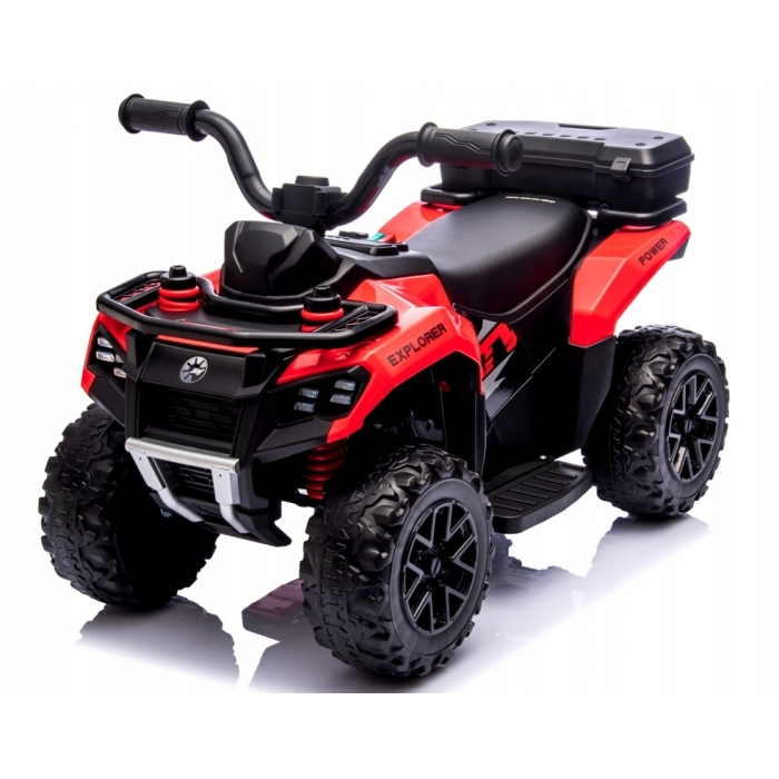 ATV electric pentru copii R-Sport J9, 70x44x40 cm, varsta 1.5-4 ani, roti si scaun din plastic, putere 25W - Rosu [4]