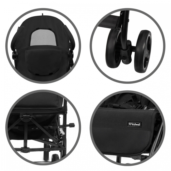 Carucior sport Kidwell Qugar Black [9]