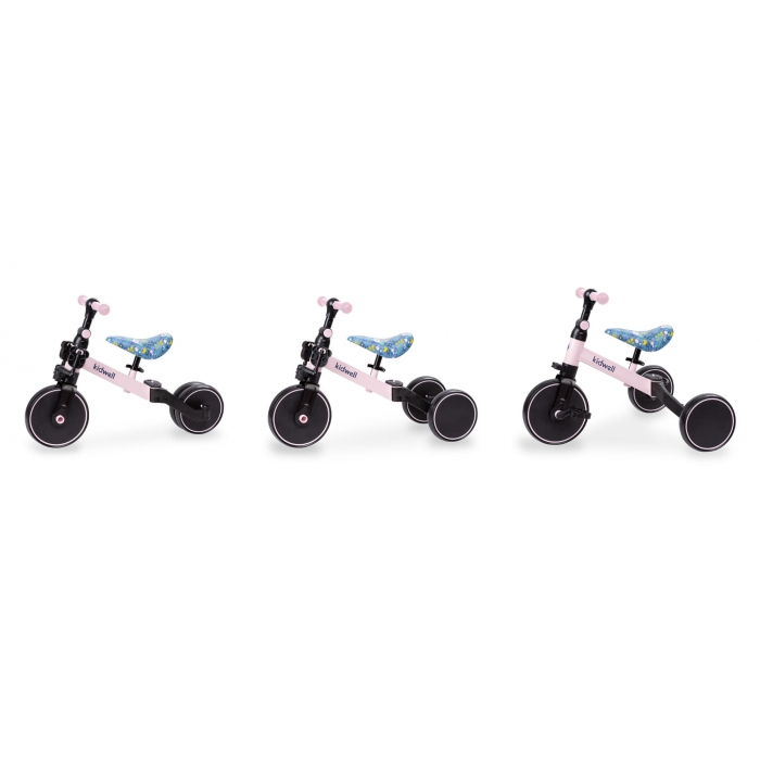 Tricicleta cu pedale 3 in 1 Kidwell Pico Spring Flower [4]