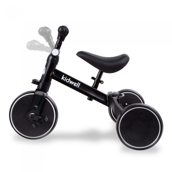Tricicleta cu pedale 3 in 1 Kidwell Pico Total Black [3]