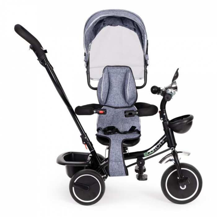 Tricicleta cu sezut rotativ Ecotoys JM-066-9 - Gri [2]