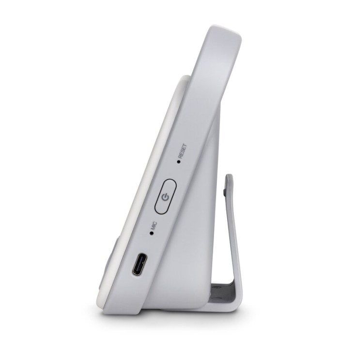 Video monitor, Lionelo, Babyline 5,1, Wireless, Cu 8 cantece de leagan, Cu doua camere independente, Mod nocturn, Utilizare 24 h fara incarcare, Alb [9]