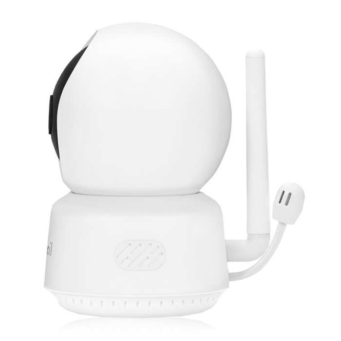 Video monitor, Lionelo, Babyline 5,1, Wireless, Cu 8 cantece de leagan, Cu doua camere independente, Mod nocturn, Utilizare 24 h fara incarcare, Alb [4]