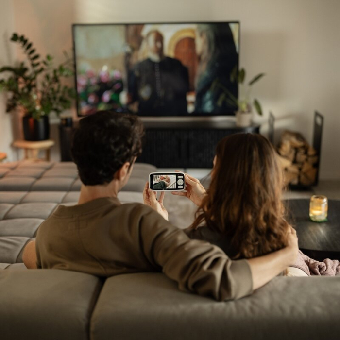 Video monitor, Lionelo, Babyline 5,1, Wireless, Cu 8 cantece de leagan, Cu doua camere independente, Mod nocturn, Utilizare 24 h fara incarcare, Alb [14]