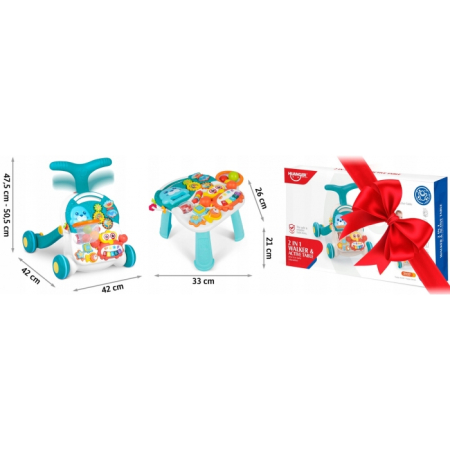 Antemergator educational 2 in 1 Ricokids RK-810 Alb cu albastru [7]