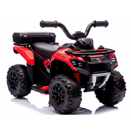 ATV electric pentru copii R-Sport J9, 70x44x40 cm, varsta 1.5-4 ani, roti si scaun din plastic, putere 25W - Rosu [2]