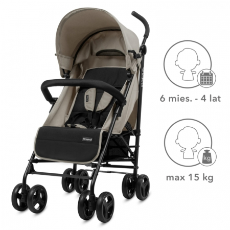 Carucior sport Kidwell Qugar Beige Black [11]
