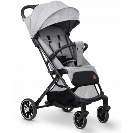 Carucioare - Carucior sport pentru copii, 78 x 33 x 104 cm, Nukido Paseo 716003 - Gri deschis