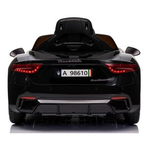 Masinuta electrica cu telecomanda MASERATI GranTurismo, 99x59.5x44 cm, varsta 1-4 ani, roti EVA, scaun din piele ECO, putere 90W - Negru [5]