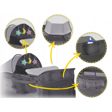 Patut pliabil Ricokids RK-242 Antracit [6]