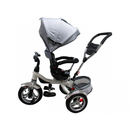 Tricicleta cu pedale 3 in 1 R-Sport T3 - Gri [3]