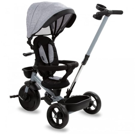 Tricicleta cu sezut rotativ si roti cu spuma EVA Kidwell Axel - Gri [2]