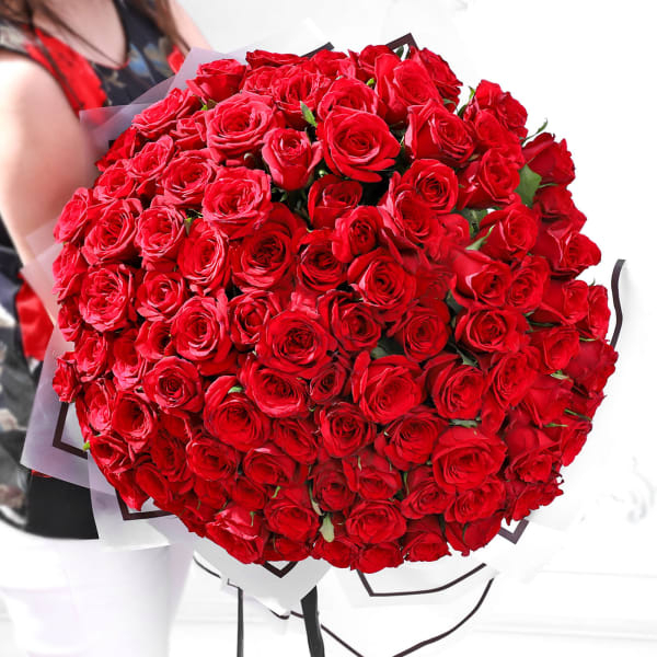 101 Red Roses Bouquet [4]