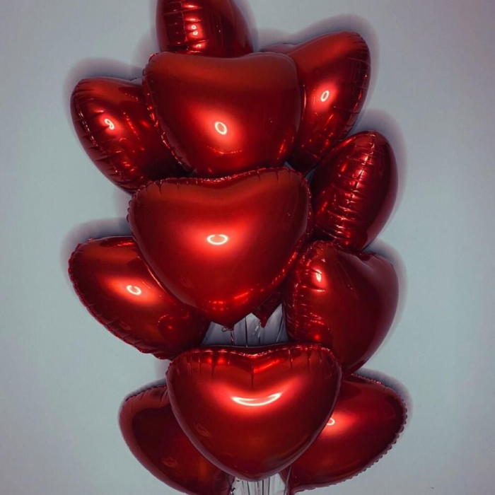 Baloane Inimă cu Heliu (12 buc) [2]