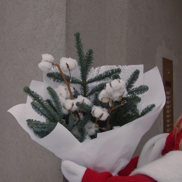 Buchet cu Bumbac „Winter Waltz” [3]