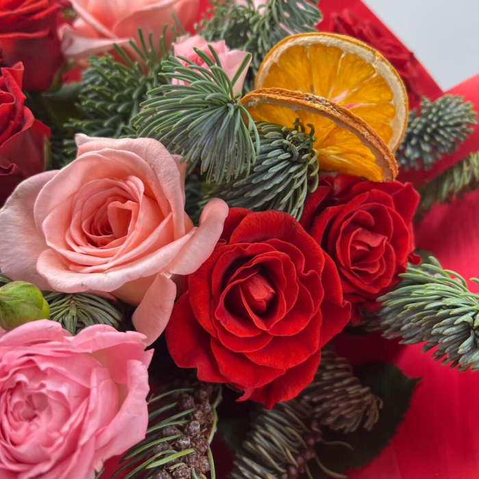 Buchet de Crăciun din Trandafiri [5]