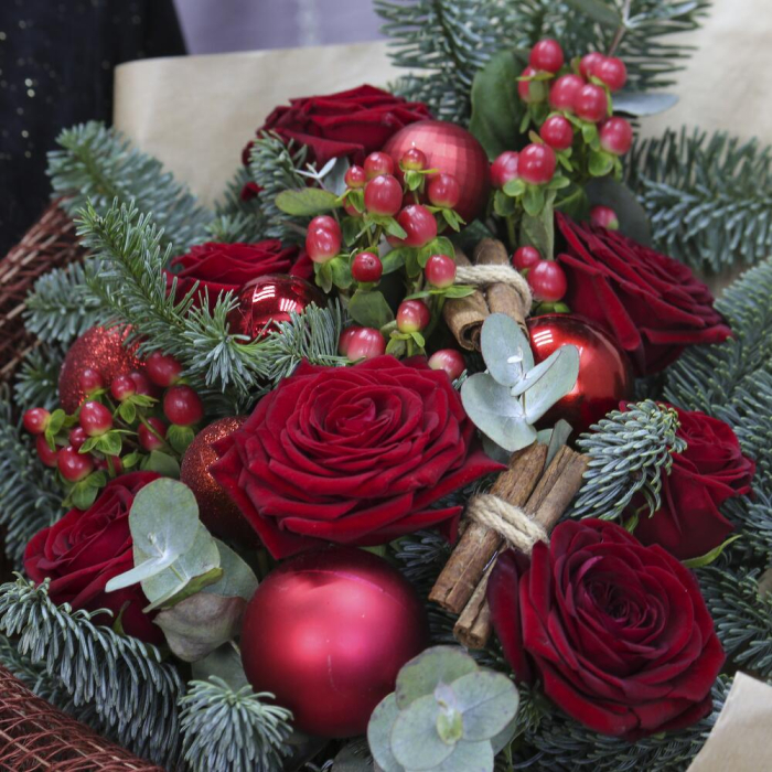 Buchet de iarnă „MrLotta” Roșu [4]