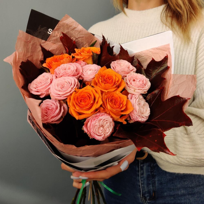 Buchet de Toamnă din Trandafiri [1]