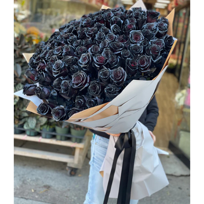 Buchet din 101 Trandafiri Negri [2]