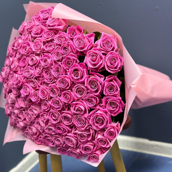 Buchet din 101 Trandafiri Roz [4]