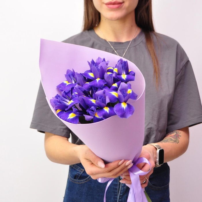 Buchet din 11 Iriși Mov [1]