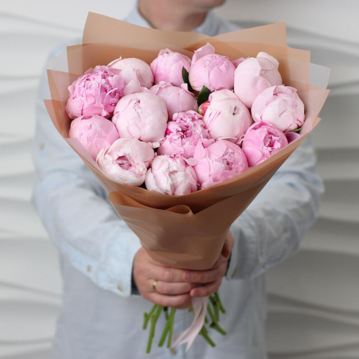 Buchet din 15 Bujori Olandezi [3]